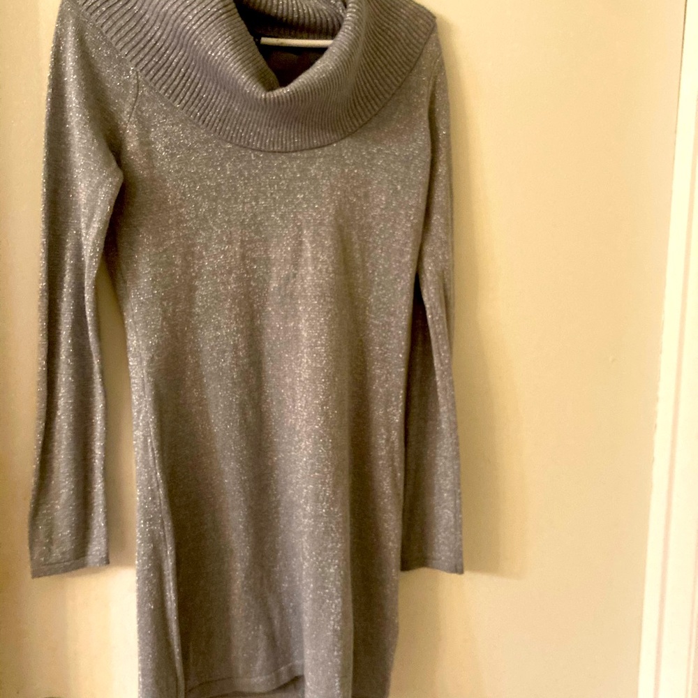 energie juniors metallic cowl-Neck sweater